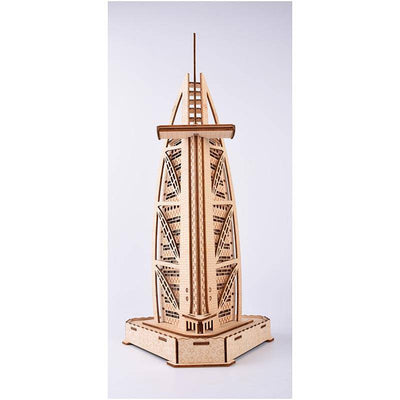 Burj Al Arab Dubai Sailing Hotel 3D Wooden Model Puzzle - Wooden Puzzle Toys