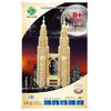 3D SEA-LAND Model Kit Petronas Twin Tower - Wooden Puzzle Toys