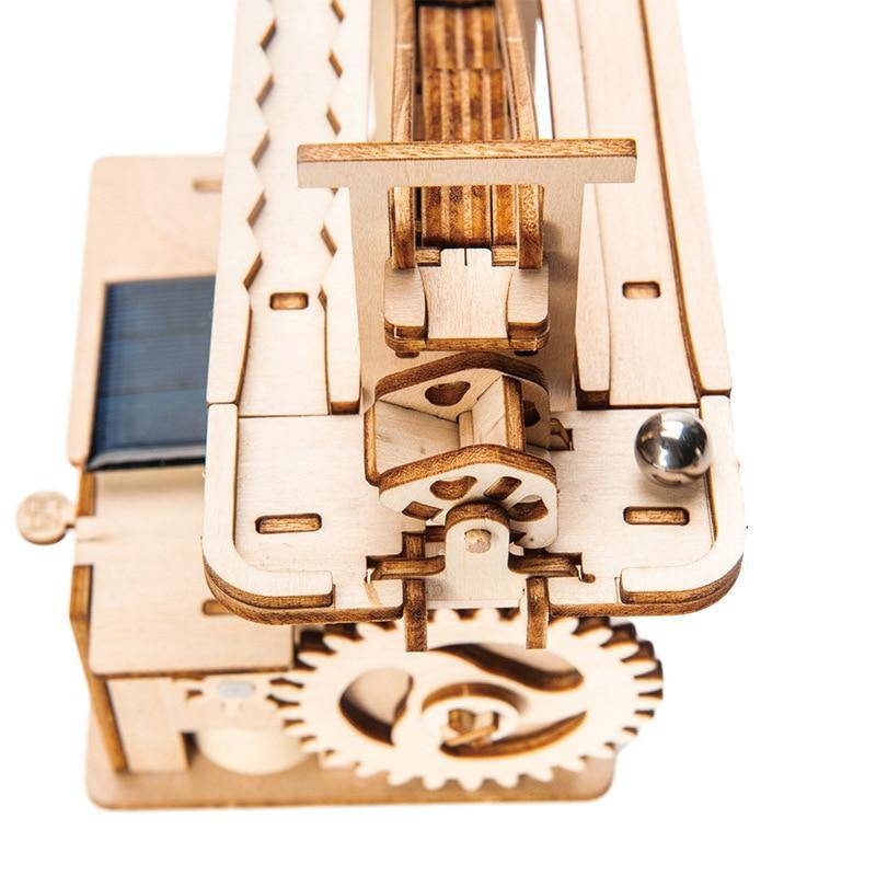 DIY 3D Robotime ROKR Assembly Mechanical Wooden Marble Run Puzzle