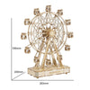 Robotime ROKR 232pcs Mechanical DIY 3D Ferris Wheel Wooden Model - TGN01 - Wooden Puzzle Toys