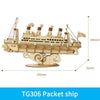 3D Robotime ROKR Classic Model Boat & Ship Wooden Puzzles TG305 TG306 TG307 TG308 Toys - Wooden Puzzle Toys
