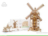 UGEARS Mechanical Wooden Assembly Spanish Windmill Puzzle - Wooden Puzzle Toys