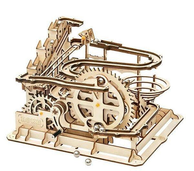 DIY 3D Robotime ROKR Assembly Mechanical Wooden Marble Run Puzzle - Wooden Puzzle Toys