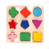 Wooden Colorful Geometry Shape Cognition Puzzle Toys - Wooden Puzzle Toys