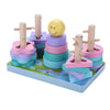 Wooden Tower Ring Stacking Toy - Wooden Puzzle Toys