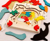 3D Multi-layer Classic Cartoon Animal Puzzle Toy - Wooden Puzzle Toys