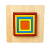 Wooden Geometric Shape and Jigsaw Puzzle - Wooden Puzzle Toys