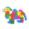 Wooden Alphanumeric Animal Puzzle Toys - Wooden Puzzle Toys