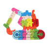Wooden Alphanumeric Animal Puzzle Toys - Wooden Puzzle Toys