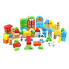 Wooden City Traffic Scenes Geometric Building Blocks - Wooden Puzzle Toys