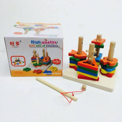 Wooden Fishing Game Toy - Wooden Puzzle Toys
