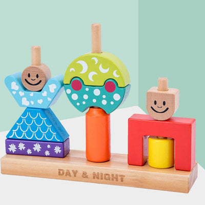 Wooden Pillar Toy - Wooden Puzzle Toys