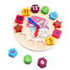 Wooden Rabbit Clock Puzzles - Wooden Puzzle Toys